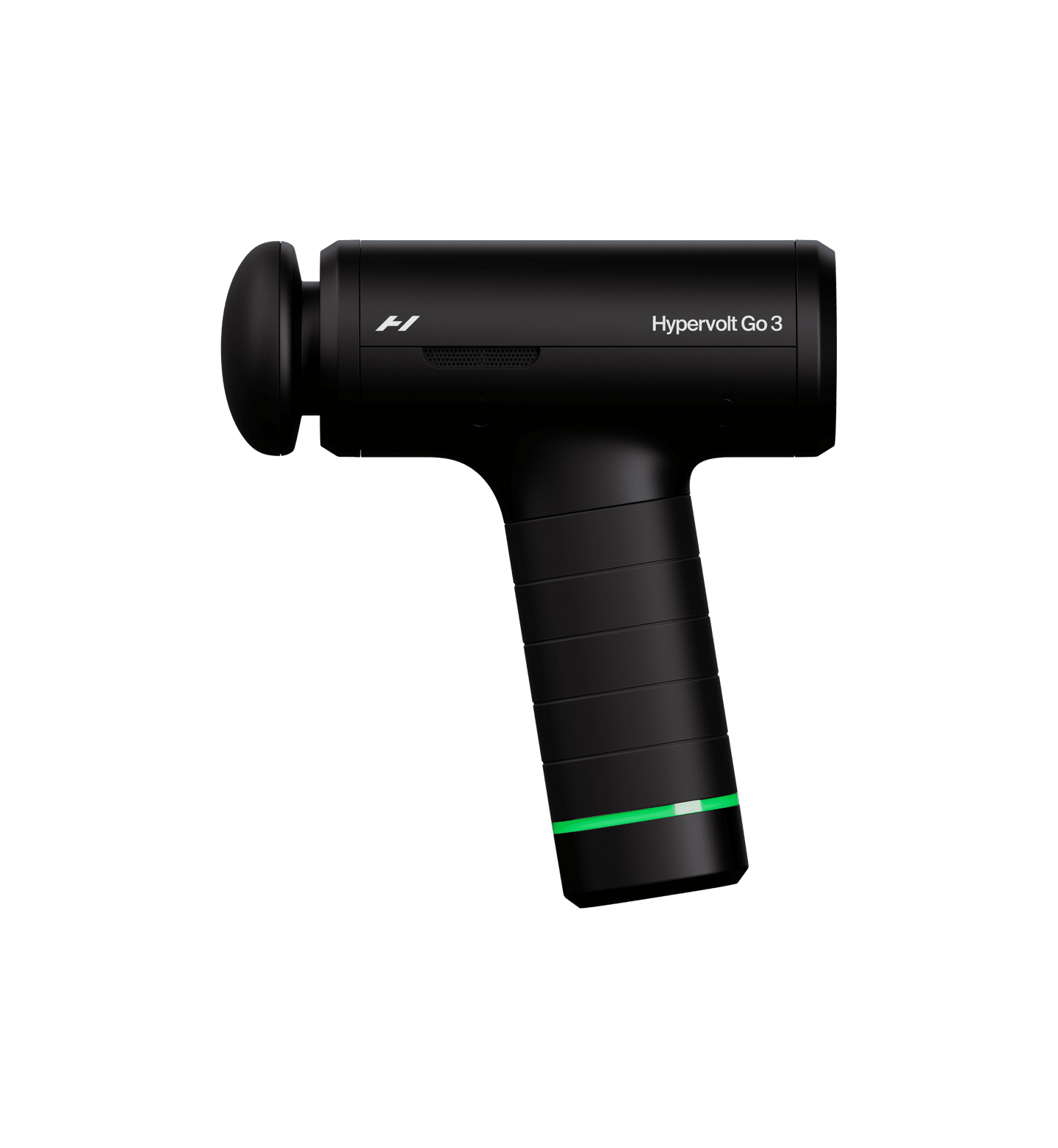 Black Hypervolt Go 3 device on a transparent background